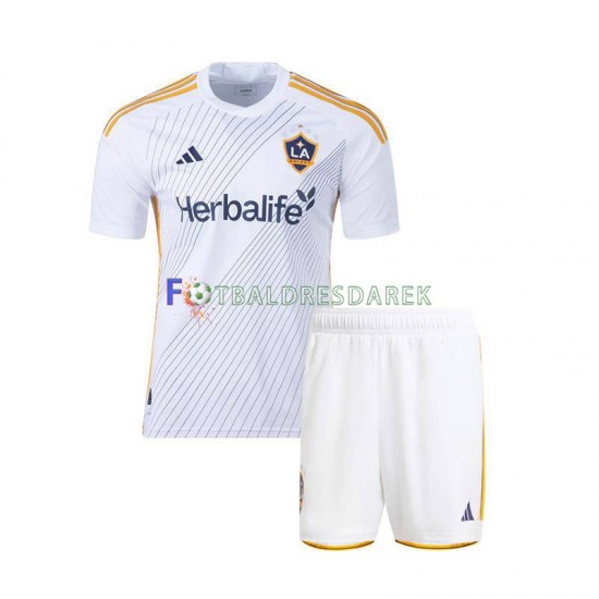 Los Angeles Galaxy Dres Domácí 2024 Krátký rukáv ,Dětské