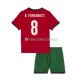 Portugalsko Bruno Fernandes 8 Dres Domácí Euro 2024 Krátký rukáv ,Dětské