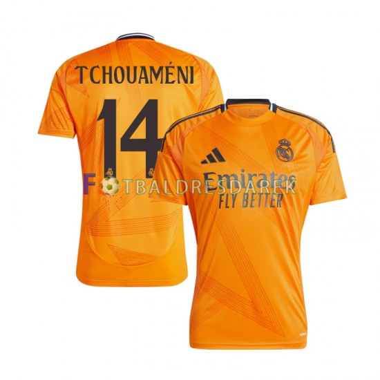 Real Madrid Tchouameni 14 Dres Venkovní 2024-2025 Krátký rukáv ,Muže