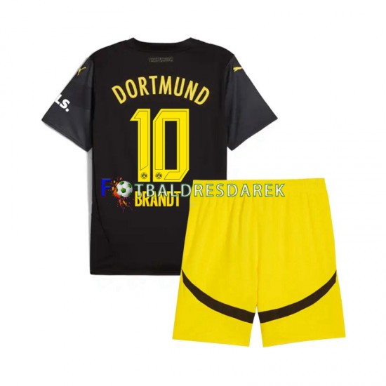 Borussia Dortmund Julian Brandt 10 Dres Venkovní 2024-2025 Krátký rukáv ,Dětské