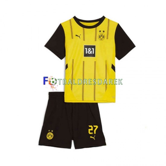 Borussia Dortmund Karim Adeyemi 27 Dres Domácí 2024-2025 Krátký rukáv ,Dětské