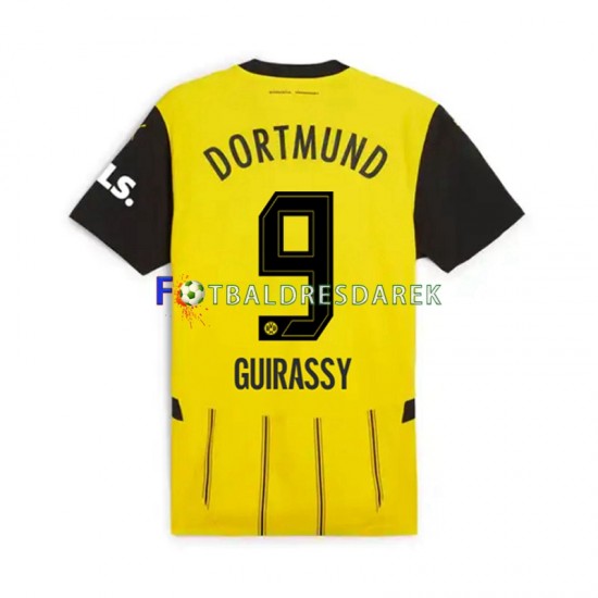 Borussia Dortmund Serhou Guirassy 9 Dres Domácí 2024-2025 Krátký rukáv ,Muže