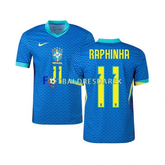 Brazílie RAPHINHA 11 Dres Venkovní 2024 Krátký rukáv ,Muže