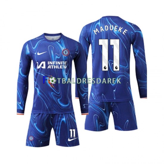 Chelsea Madueke 11 Dres Domácí 2024-2025 Dlouhý rukáv ,Dětské
