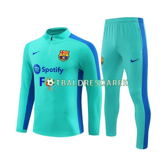 FC Barcelona Modrý Tréninkový Mikina Soupravy 2023-2024 SKU002