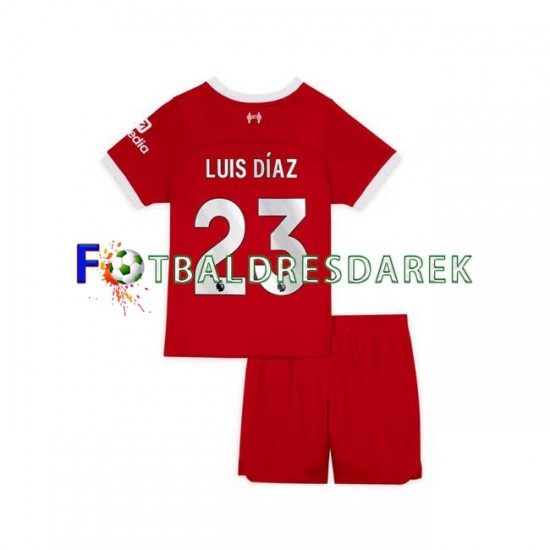 Liverpool Luis Diaz 23 Dres Domácí 2023-2024 Krátký rukáv ,Dětské