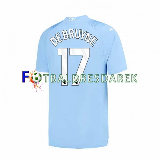 Manchester City Kevin De Bruyne 17 Dres Domácí 2023-2024 Krátký rukáv ,Muže