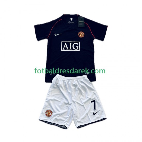Manchester United Cristiano Ronaldo 7 2007 Dres Retro Venkovní 2008 Krátký rukáv ,Dětské
