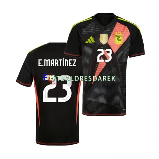 Argentina Brankářské Emiliano Martinez 23 Dres Domácí Copa America 2024 Krátký rukáv ,Muže