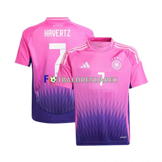 Německo Havertz 7 Dres Venkovní Euro 2024 Krátký rukáv ,Muže
