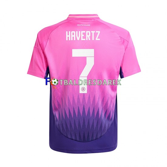 Německo Havertz 7 Dres Venkovní Euro 2024 Krátký rukáv ,Muže