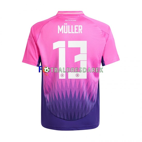 Německo Thomas Muller 13 Dres Venkovní Euro 2024 Krátký rukáv ,Muže