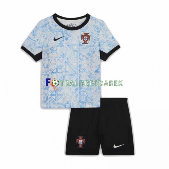 Portugalsko Dres Venkovní Euro 2024 Krátký rukáv ,Dětské