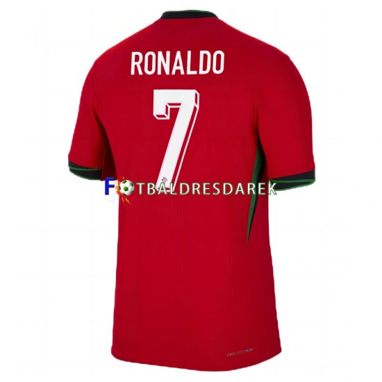 Portugalsko Cristiano Ronaldo 7 Dres Domácí Euro 2024 Krátký rukáv ,Muže