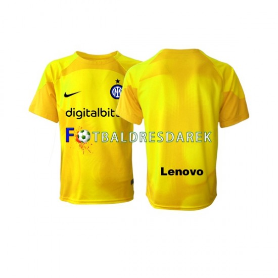 Inter Milán Brankářské Dres Venkovní 2022-2023 Krátký rukáv ,Muže