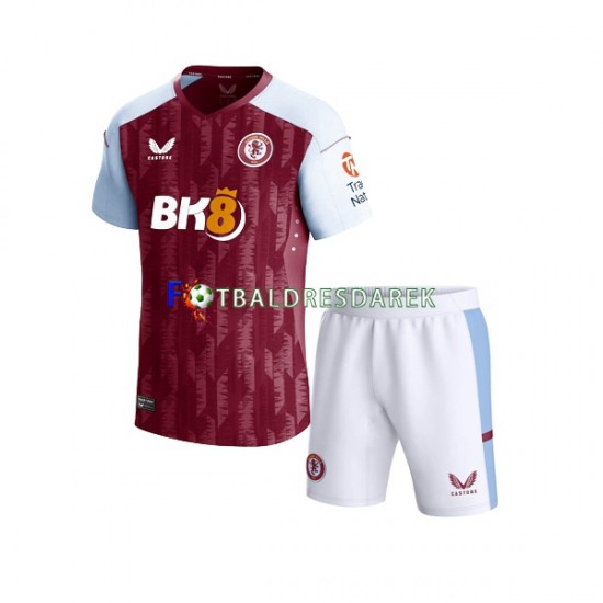 Aston Villa Dres Domácí 2023-2024 Krátký rukáv ,Dětské