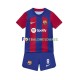 FC Barcelona Pedri 8 Dres Domácí 2023-2024 Krátký rukáv ,Dětské