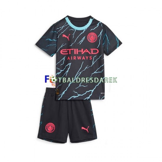 Manchester City Dres Alternativní 2023-2024 Krátký rukáv ,Dětské