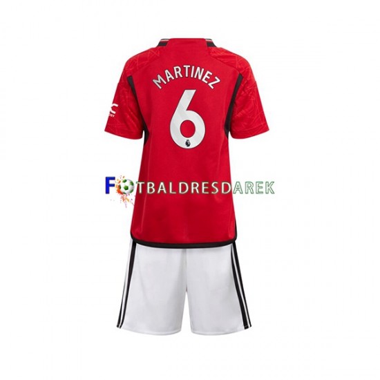 Manchester United Lisandro Martinez 6 Dres Domácí 2023-2024 Krátký rukáv ,Dětské