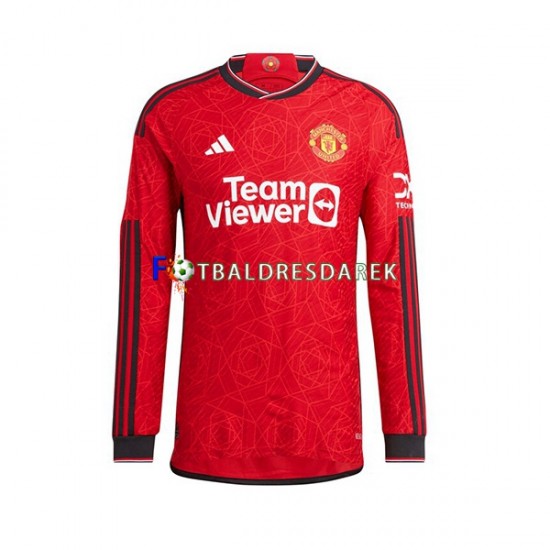 Manchester United Marcus Rashford 10 Dres Domácí 2023-2024 Dlouhý rukáv ,Muže