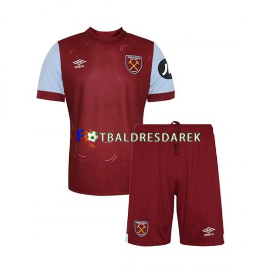 West Ham United Dres Domácí 2023-2024 Krátký rukáv ,Dětské