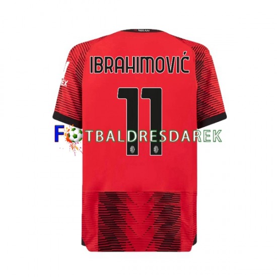 AC Milán Ibrahimovic 11 Dres Domácí 2023-2024 Krátký rukáv ,Muže