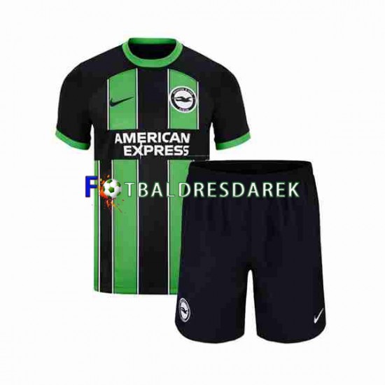 Brighton Hove Albion Dres Venkovní 2023-2024 Krátký rukáv ,Dětské