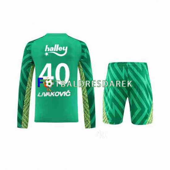 Brankářské Fenerbahce Livakovic 40 Footbal Kit Domácí 2023-2024 Dlouhý rukáv