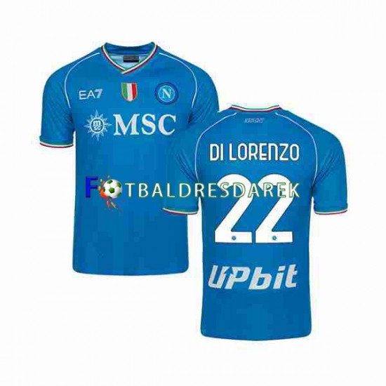 SSC Neapol DI LORENZO 22 Dres Domácí 2023-2024 Krátký rukáv ,Muže