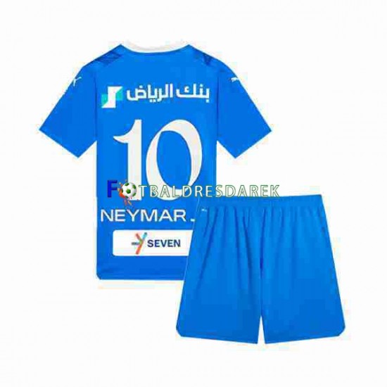 Al Hilal Neymar JR 10 Dres Domácí 2023-2024 Krátký rukáv ,Dětské