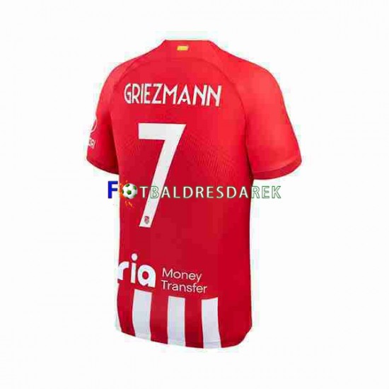 Atlético Madrid 2 Antoine Griezmann 7 Dres Domácí 2023-2024 Krátký rukáv ,Muže