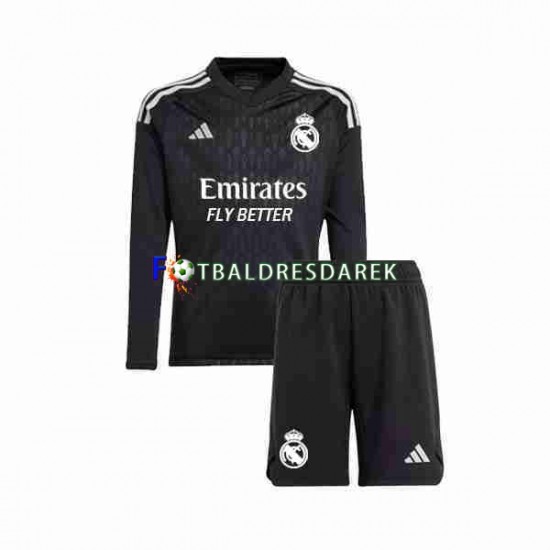 Real Madrid Brankářské Dres Venkovní 2023-2024 Dlouhý rukáv ,Dětské