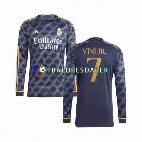Real Madrid Vini Jr 7 Dres Venkovní 2023-2024 Dlouhý rukáv ,Muže