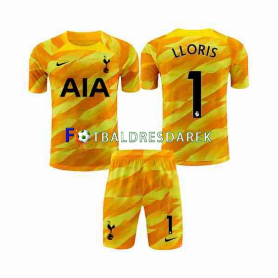 Tottenham Hotspur Brankářské Hugo Dres Oranžový Venkovní 2023-2024 Krátký rukáv ,Dětské