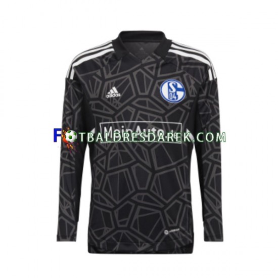 Schalke 04 Brankářské FC Dres Domácí 2022-2023 Dlouhý rukáv ,Muže