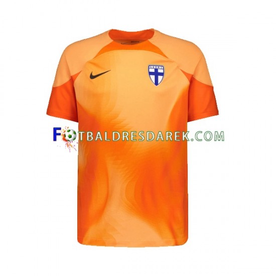Finsko Brankářské Dres Domácí 2022-2023 Krátký rukáv ,Muže