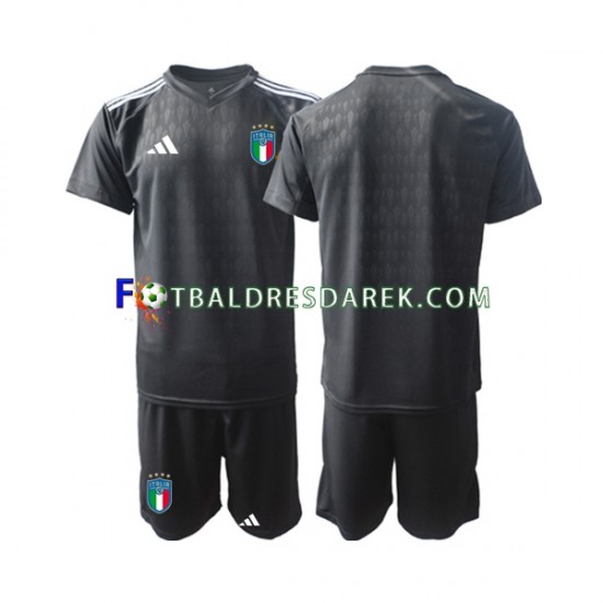 Itálie Brankářské Dres Venkovní 2023 Krátký rukáv ,Dětské