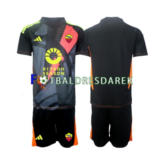 AS Řím Brankářské Dres Domácí 2024-2025 Krátký rukáv ,Dětské