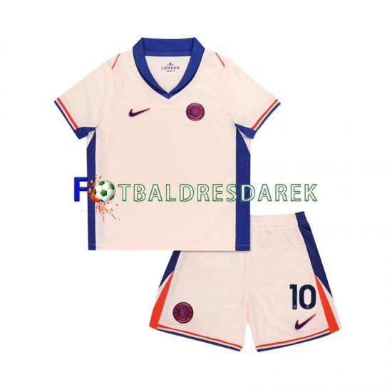 Chelsea Mychajlo Mudryk 10 Dres Venkovní 2024-2025 Krátký rukáv ,Dětské