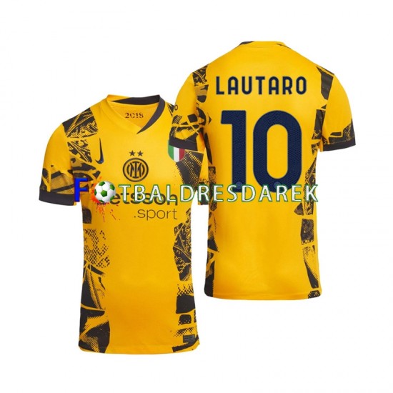 Inter Milán Lautaro 10 Dres Alternativní 2024-2025 Krátký rukáv ,Muže