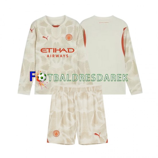 Manchester City Brankářské Dres Alternativní 2024-2025 Dlouhý rukáv ,Dětské