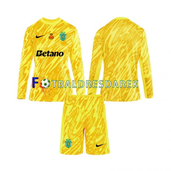 Sporting CP Brankářské Dres Alternativní 2024-2025 Dlouhý rukáv ,Dětské