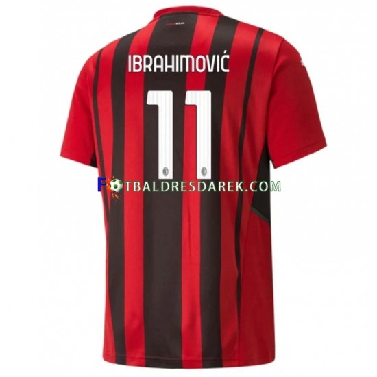 AC Milán Zlatan Ibrahimovic 11 Dres Domácí 2021-2022 Krátký rukáv ,Muže