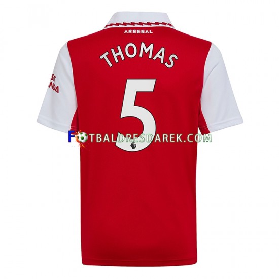 Arsenal Thomas Partey 5 Dres Domácí 2022-2023 Krátký rukáv ,Muže