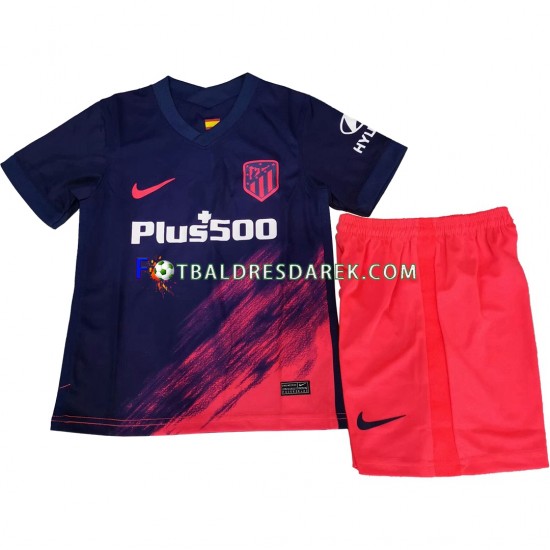 Atlético Madrid Dres Venkovní 2021-2022 Krátký rukáv ,Dětské