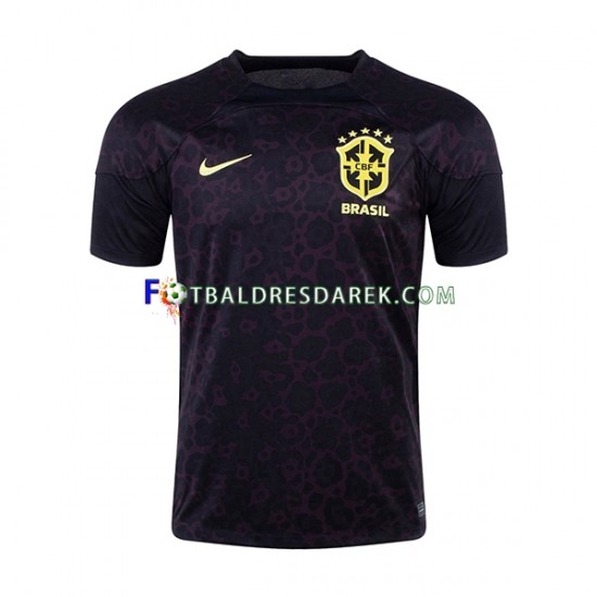 Brazílie Brankářské Dres Domácí MS ve fotbale 2022 Krátký rukáv ,Muže