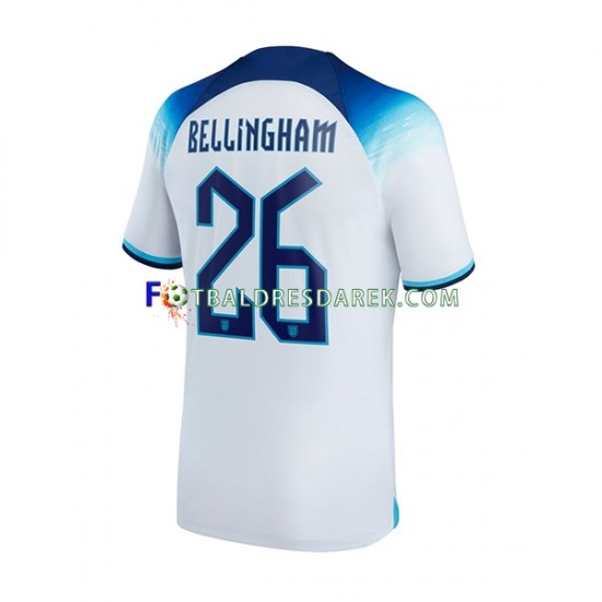 Anglie Bellingham 26 Dres Domácí MS ve fotbale 2022 Krátký rukáv ,Muže