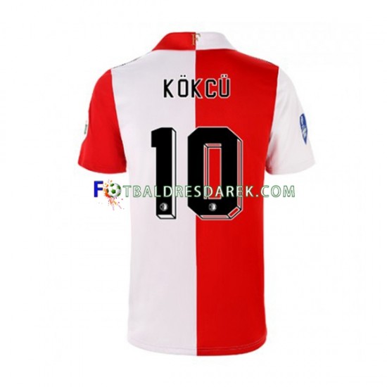 Feyenoord Rotterdam Orkun Kokcu 10 Dres Domácí 2022-2023 Krátký rukáv ,Muže