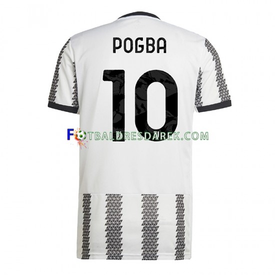 Juventus Pogba 10 Dres Domácí 2022-2023 Krátký rukáv ,Muže