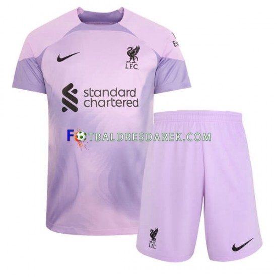 Liverpool Brankářské Dres Domácí 2022-2023 Krátký rukáv ,Dětské